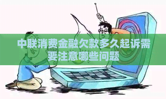 中联消费金融欠款多久起诉需要注意哪些问题