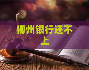 柳州银行还不上