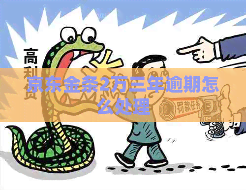 京东金条2万三年逾期怎么处理