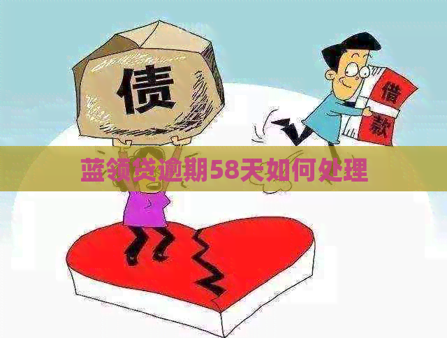 蓝领贷逾期58天如何处理