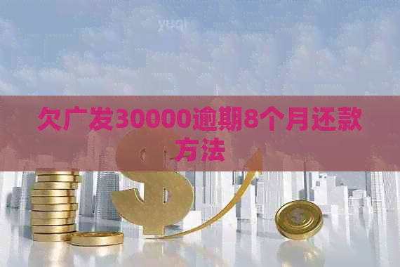 欠广发30000逾期8个月还款方法