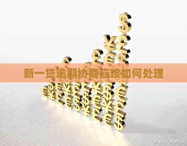 新一贷逾期协商应该如何处理