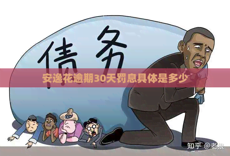 安逸花逾期30天罚息具体是多少