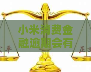 小米消费金融逾期会有什么后果