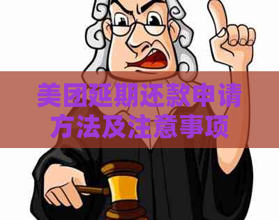 美团延期还款申请方法及注意事项