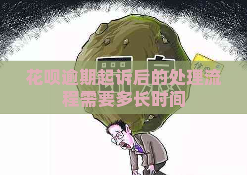 白条逾期起诉后的处理流程需要多长时间