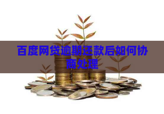 百度网贷逾期还款后如何协商处理