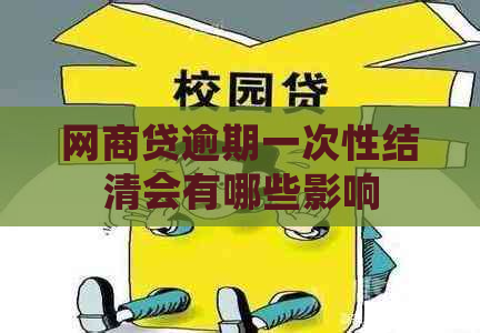 白条贷逾期一次性结清会有哪些影响