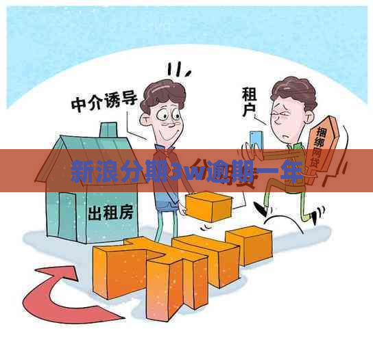 新浪分期3w逾期一年