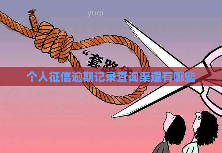 个人逾期记录查询渠道有哪些