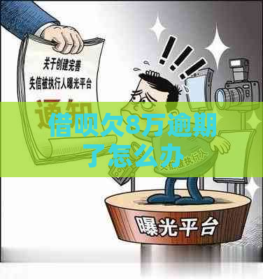 信用卡欠8万逾期了怎么办