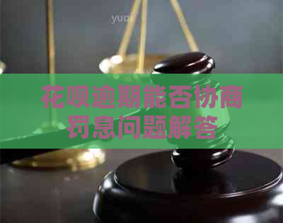 白条逾期能否协商罚息问题解答