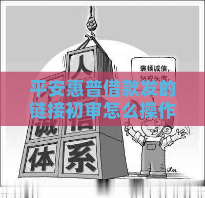 平安惠普借款发的链接初审怎么操作
