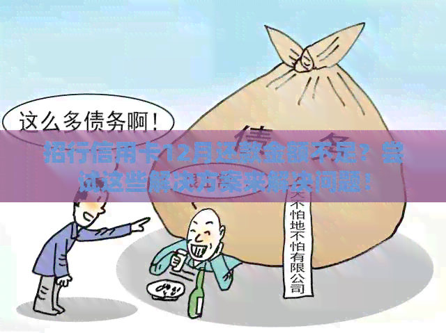 招行信用卡12月还款金额不足？尝试这些解决方案来解决问题！