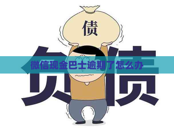 微信现金巴士逾期了怎么办