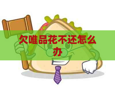 欠唯品花不还怎么办