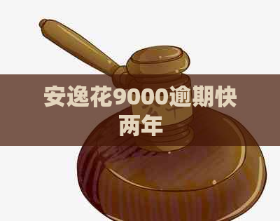 安逸花9000逾期快两年