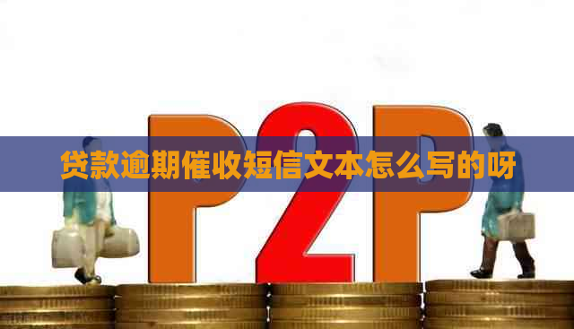 贷款逾期短信文本怎么写的呀
