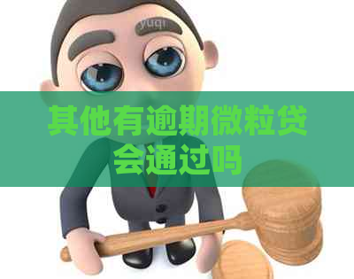 其他有逾期微粒贷会通过吗