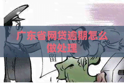 广东省网贷逾期怎么做处理