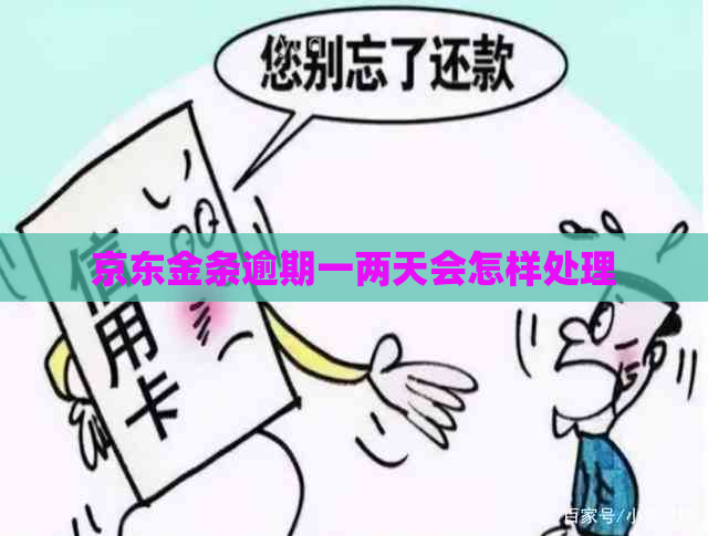 京东金条逾期一两天会怎样处理