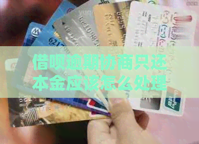 信用卡逾期协商只还本金应该怎么处理