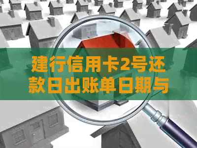 建行信用卡2号还款日出账单日期与最还款日期及逾期判断