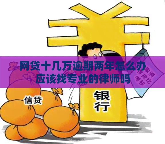 网贷十几万逾期两年怎么办应该找专业的律师吗