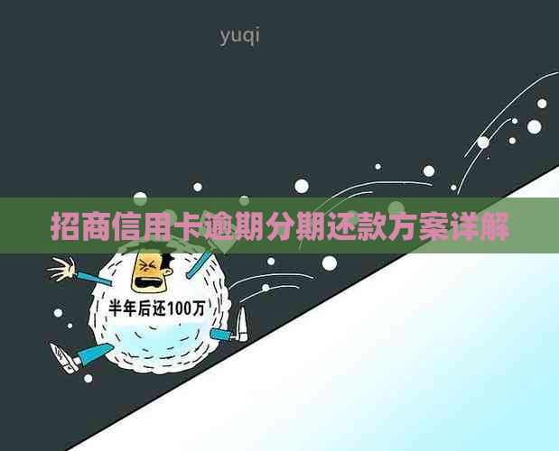 招商信用卡逾期分期还款方案详解 招商信用卡逾期分期还款方案详解
