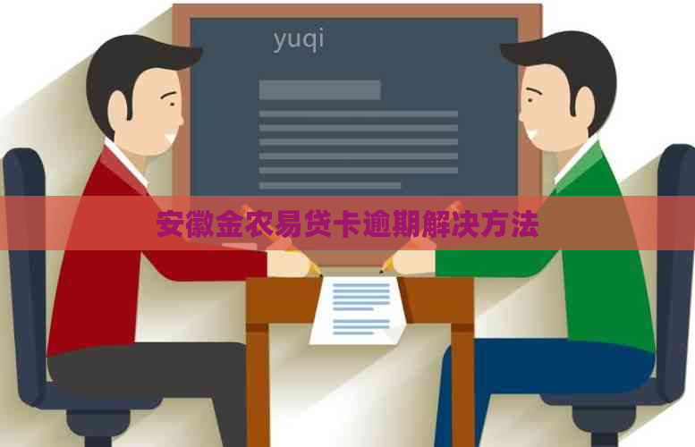 安徽金农易贷卡逾期解决方法