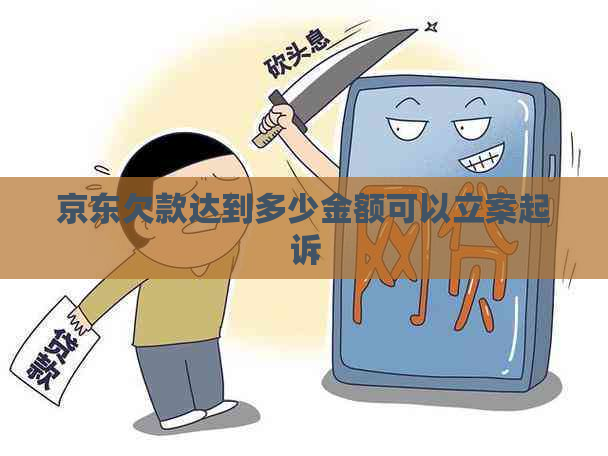 京东欠款达到多少金额可以立案起诉