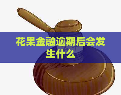花果金融逾期后会发生什么 花果金融逾期后会发生什么