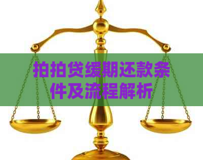 缓期还款条件及流程解析