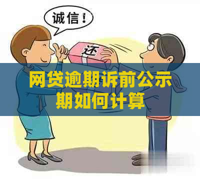 网贷逾期诉前公示期如何计算