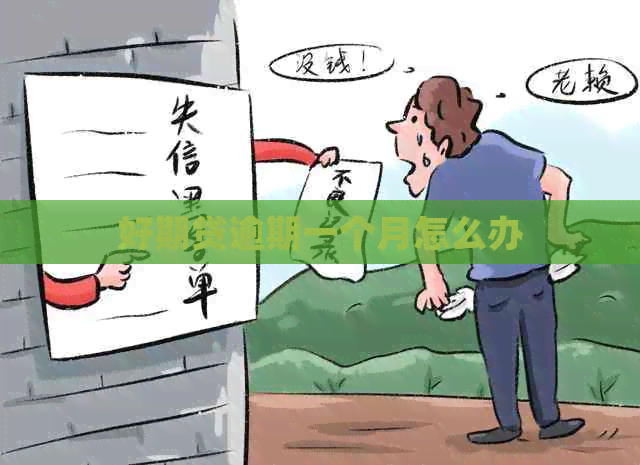 好期贷逾期一个月怎么办