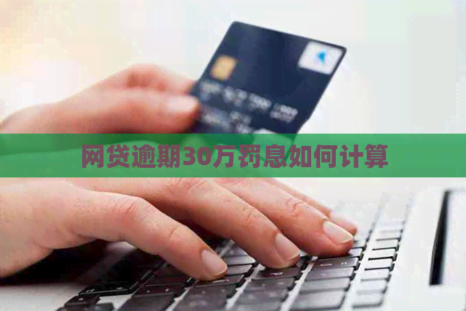 网贷逾期30万罚息如何计算