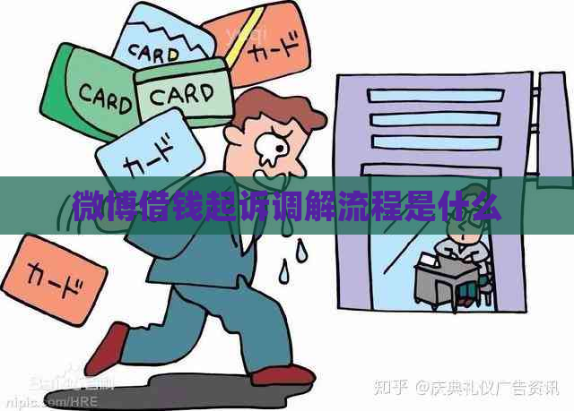 微博借钱起诉调解流程是什么