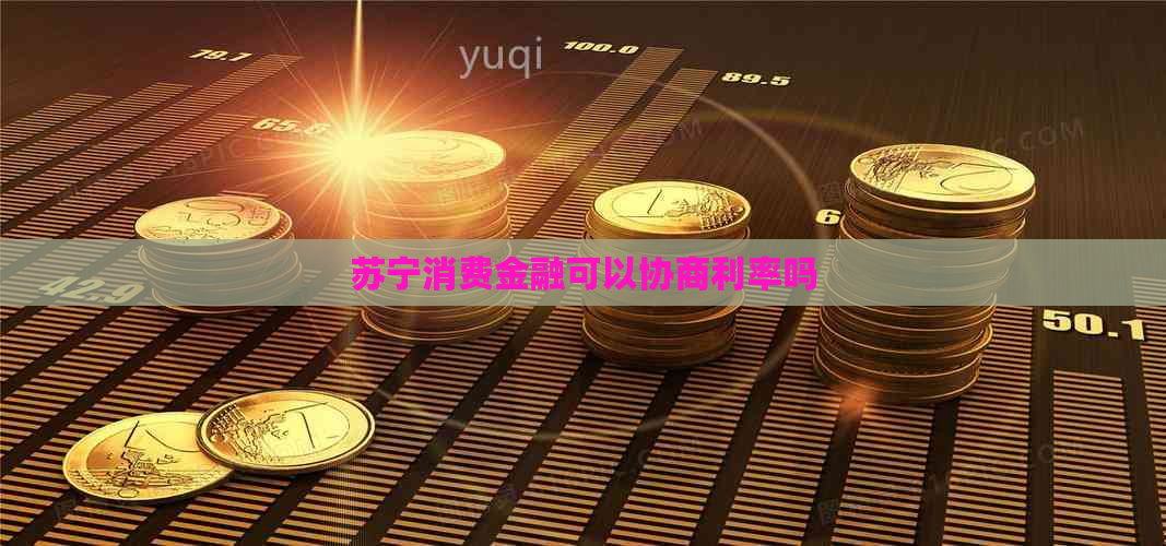 苏宁消费金融可以协商利率吗
