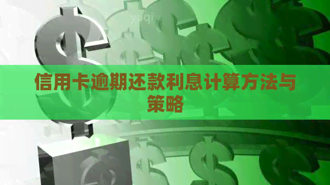 信用卡逾期还款利息计算方法与策略