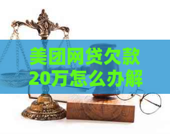 美团网贷欠款20万怎么办解决方法