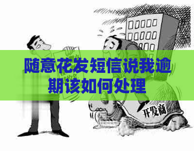 随意花发短信说我逾期该如何处理