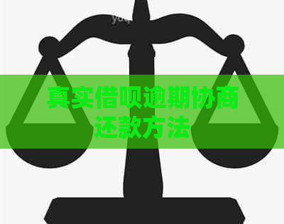 真实借呗逾期协商还款方法