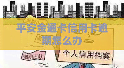 平安金通卡信用卡逾期怎么办