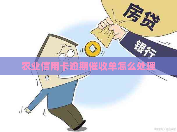 农业信用卡逾期单怎么处理
