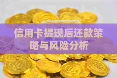 信用卡提现后还款策略与风险分析