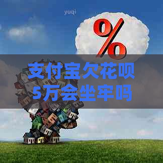 支付宝欠花呗5万会坐牢吗
