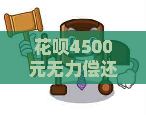 花呗4500元无力偿还的法律后果及解决方法