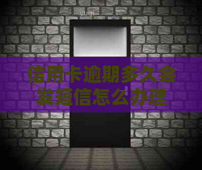 信用卡逾期多久会发短信怎么办理