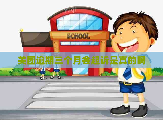 美团逾期三个月会起诉是真的吗