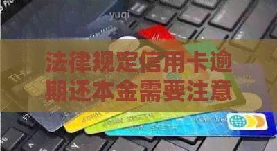法律规定信用卡逾期还本金需要注意的事项
